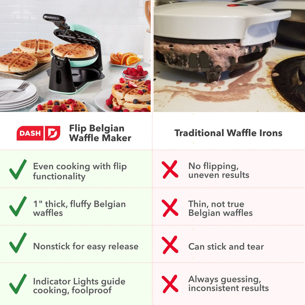 Flip Belgian Waffle Maker