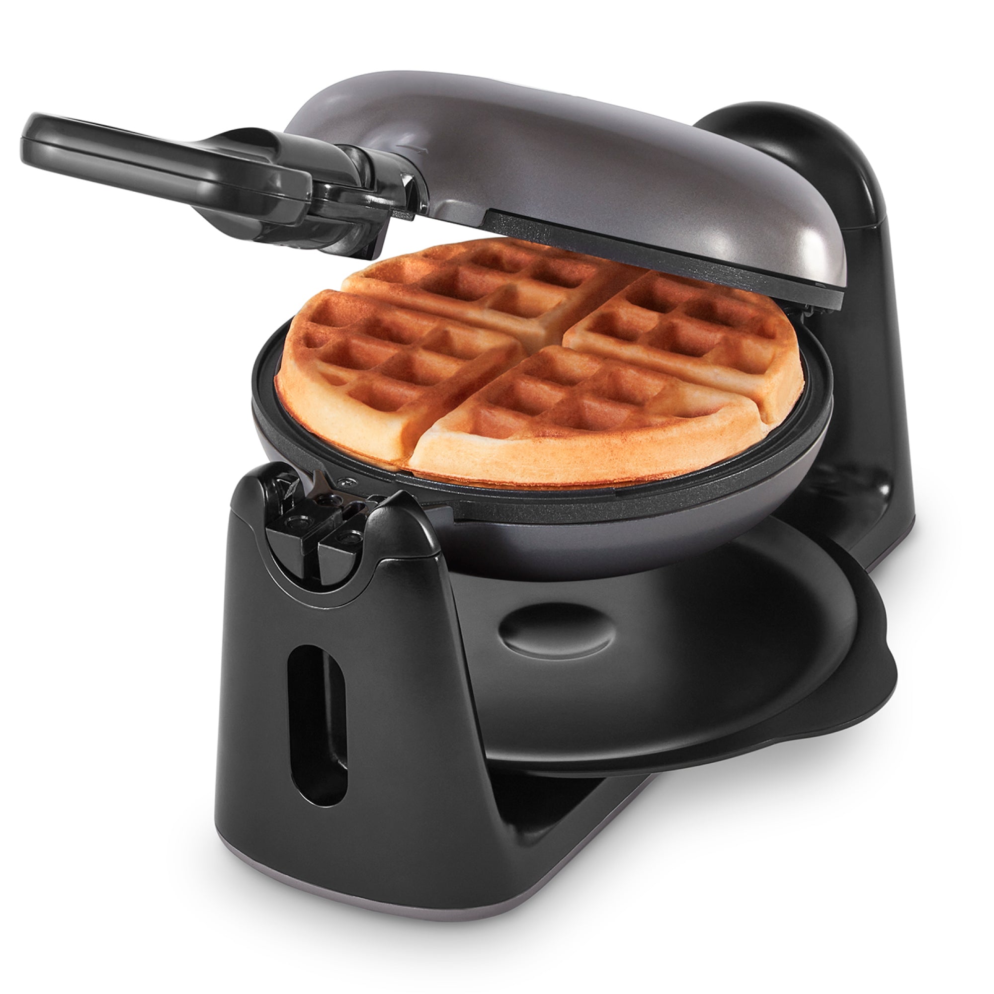 Flip Belgian Waffle Maker - Graphite