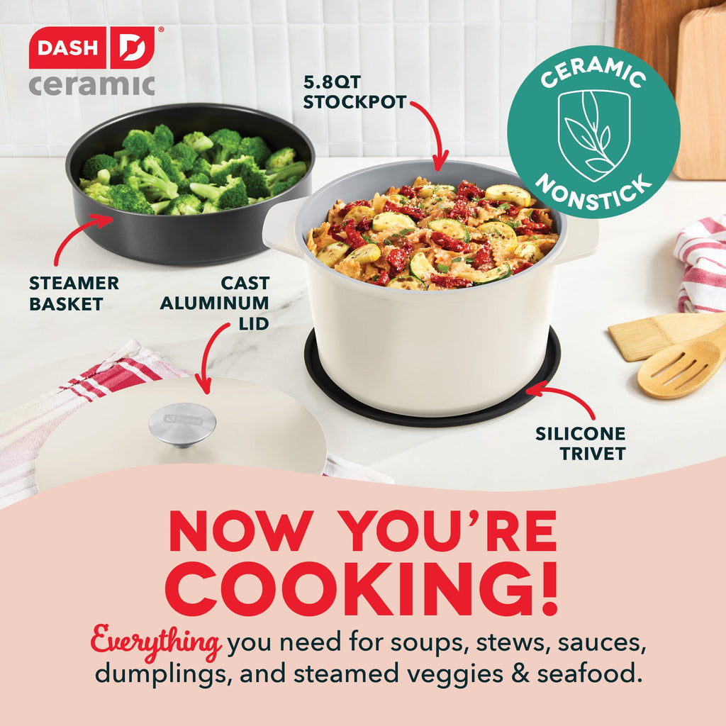 SmartStore™ 5.8qt MultiPot + Steamer Set