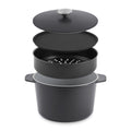 SmartStore™ 5.8qt MultiPot + Steamer Set - 5.8qt MultiPot + Steamer, Forged Iron