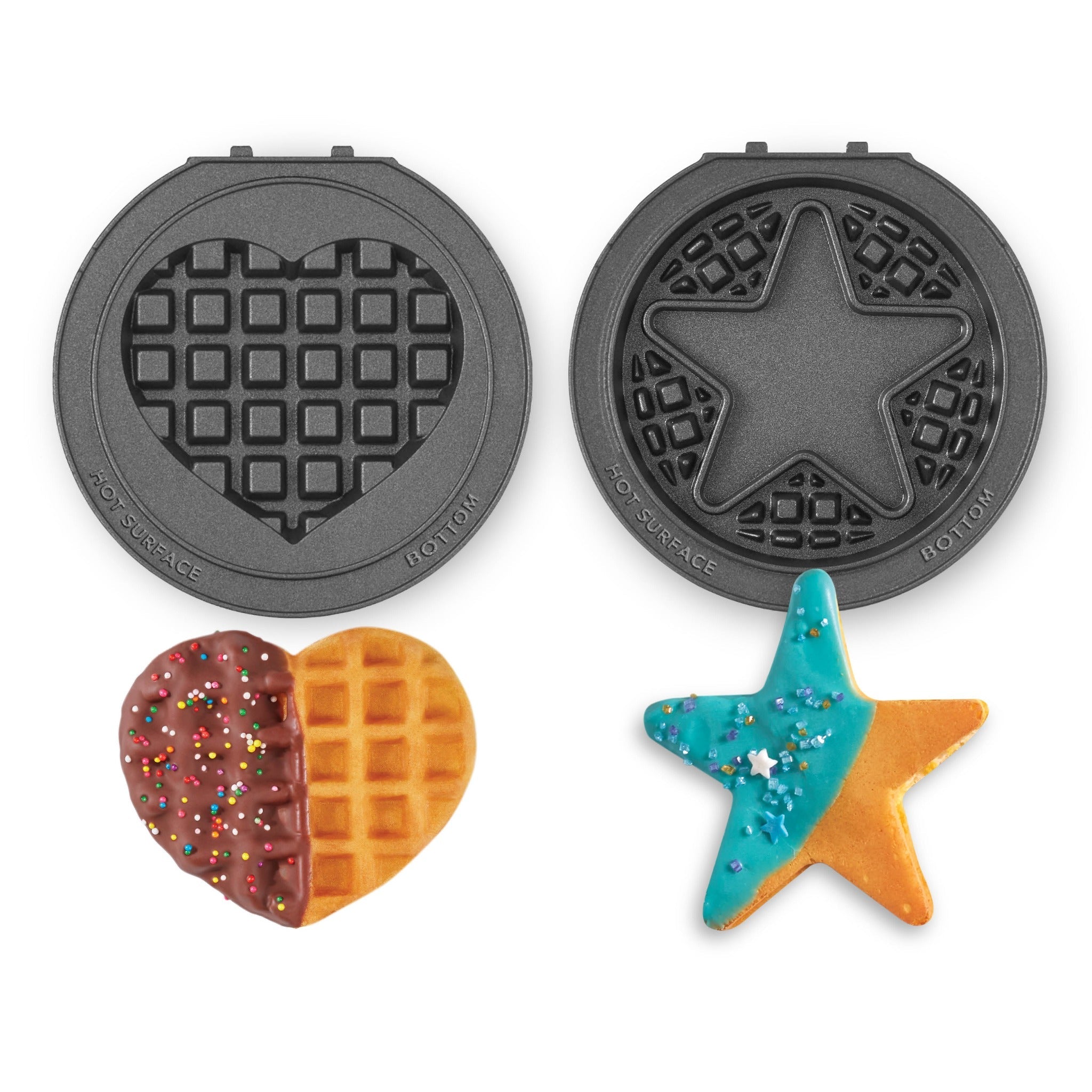 MultiMaker® Mini System: Removable Plate Sets - Heart & Star