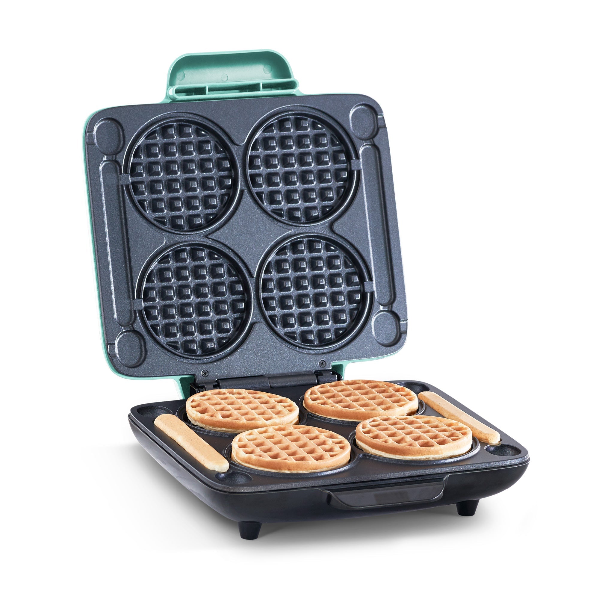 Multi Mini Waffle Maker - Aqua
