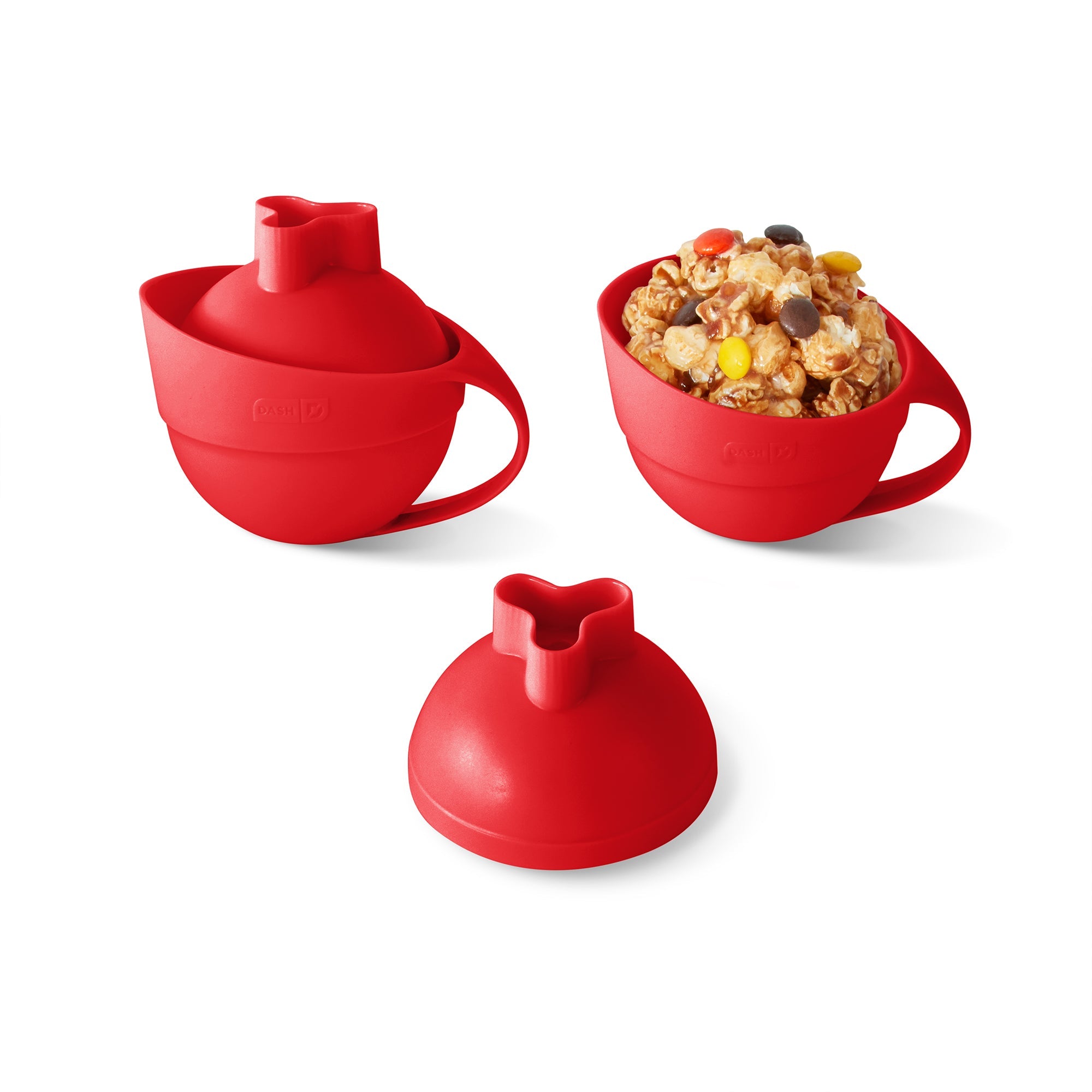 Popcorn Ball Maker Sets - Red, Set of 2