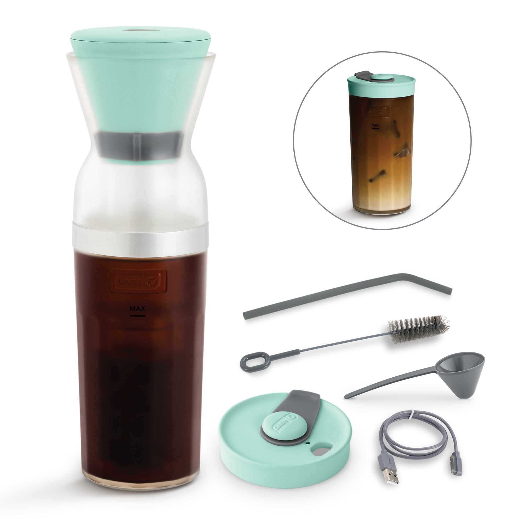 Brew2Go™ Portable Cold Brew System - Aqua