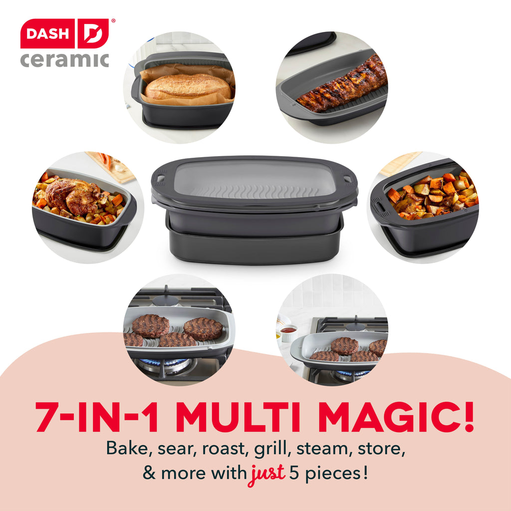 SmartStore™ 7-in-1 Multipurpose Cookware + Steamer Set