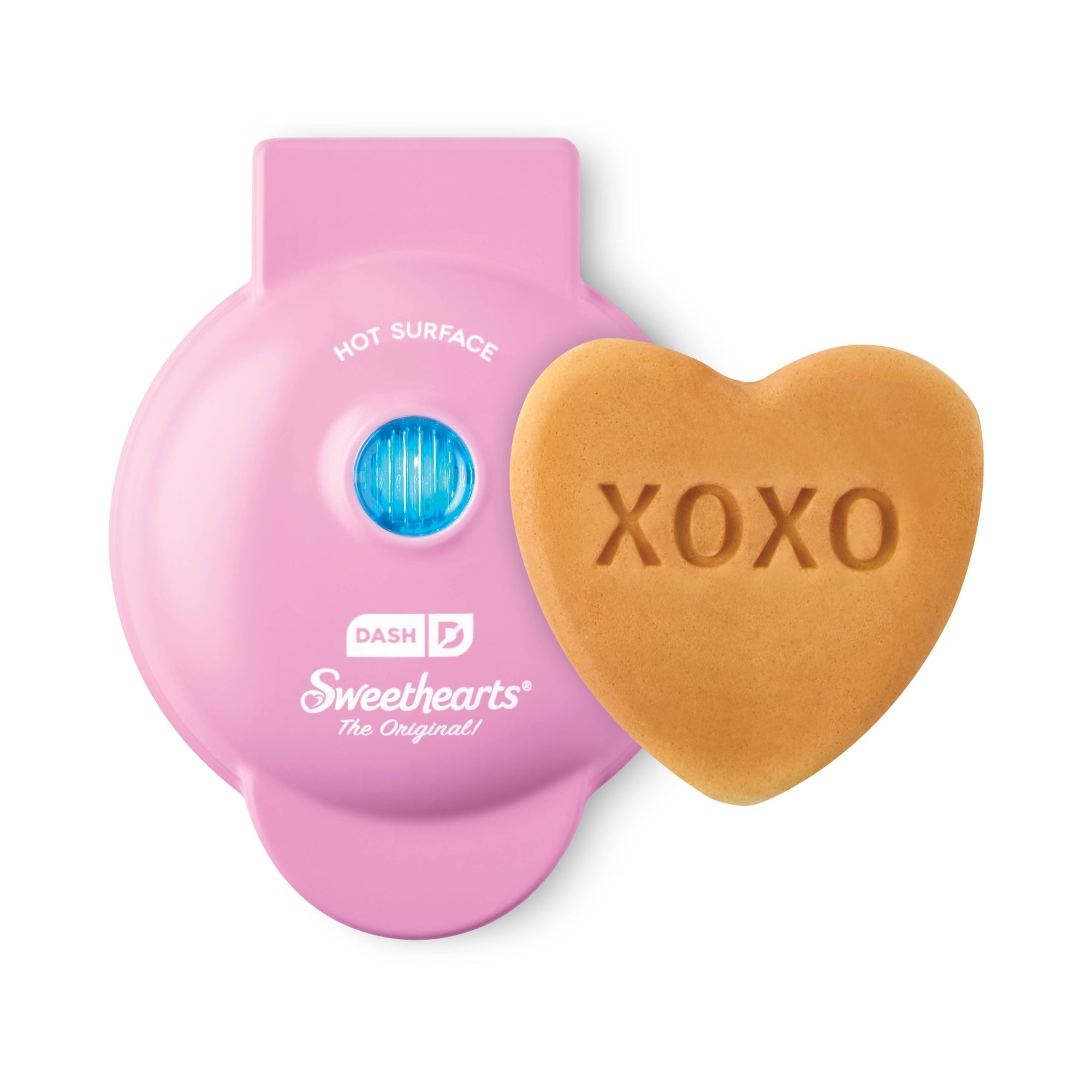Dash x Sweethearts® Mini Waffle Maker - Pink XOXO