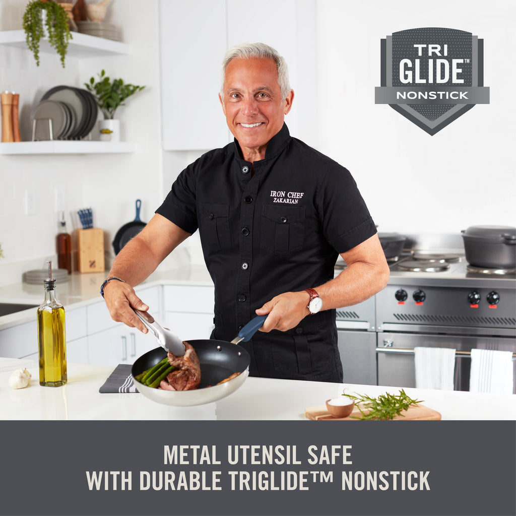 TruPro Stainless Steel Fry Pan Set - 8" 10"