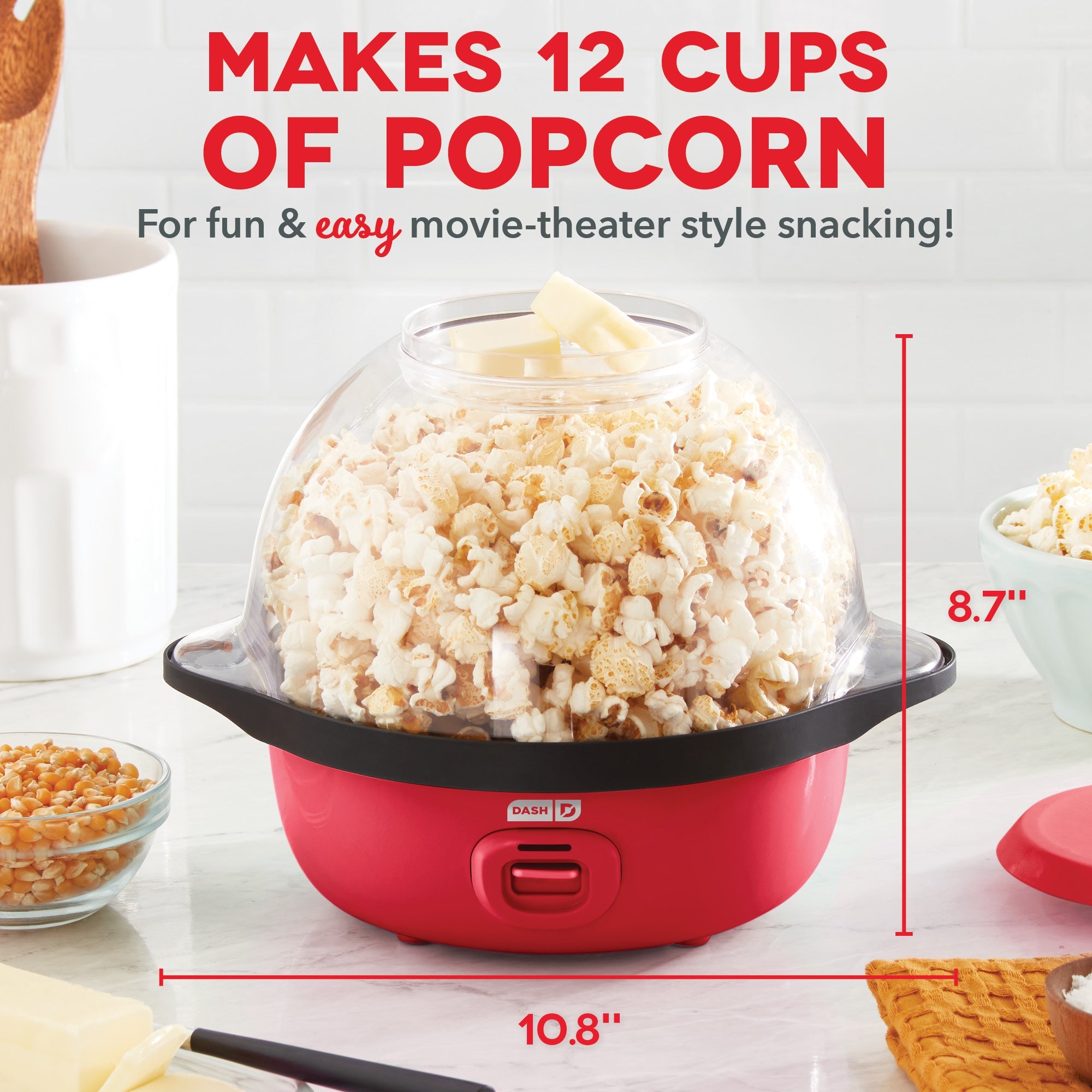 SmartStore® Stirring Popcorn Maker, 3Qt